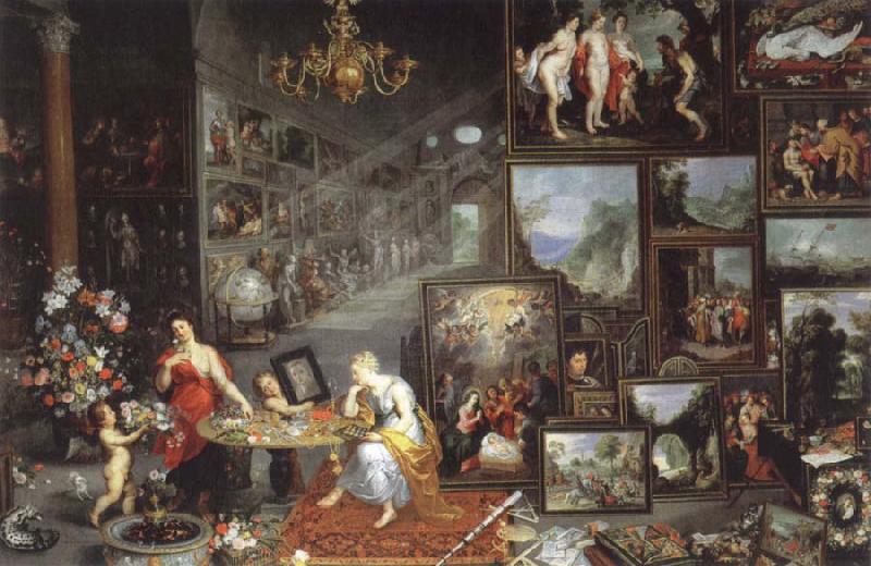 Jan Brueghel The Elder allegory of sight oil painting picture
